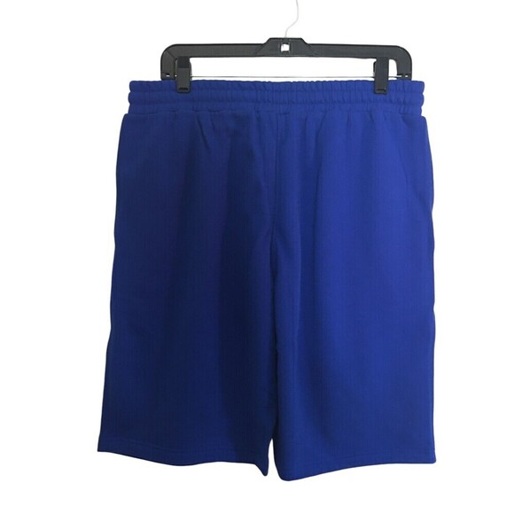 Tom Brady Brand Shorts Men's Size Medium Blue Arched Stretch Drawstring - Picture 4 of 6